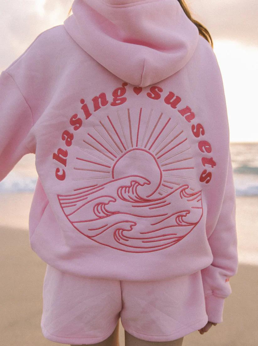VynAura Sunset Waves Hoodie™