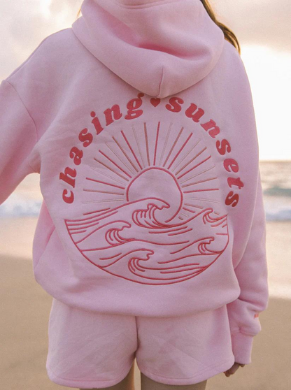 VynAura Sunset Waves Hoodie™