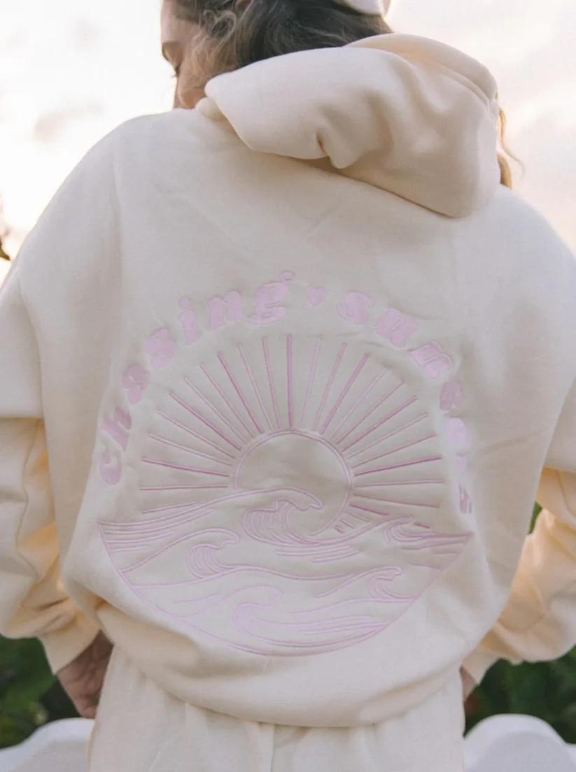 VynAura Sunset Waves Hoodie™