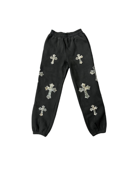 "CROSSED ME" SWEATS