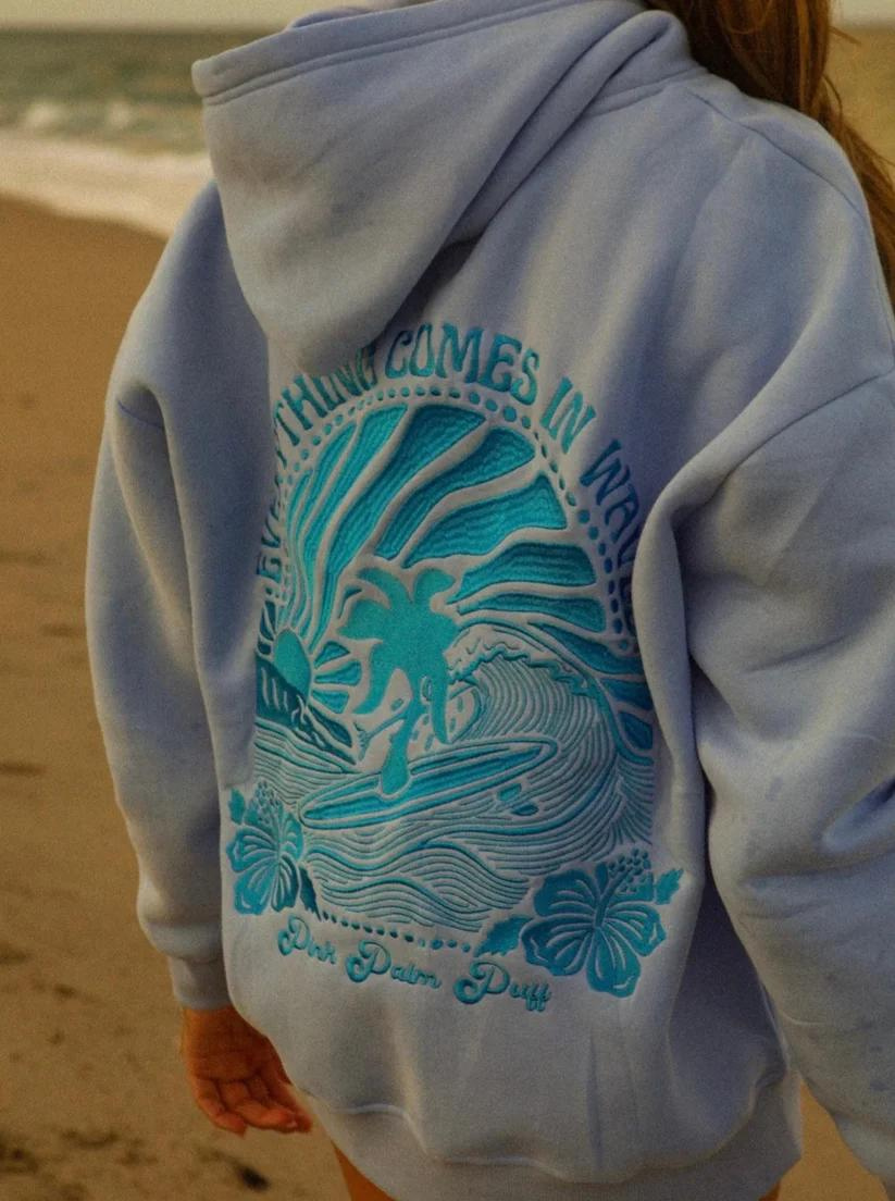 VynAura Sunset Waves Hoodie™